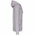 Oxford Grey - Side - Kariban Unisex Adult Full Zip Hoodie