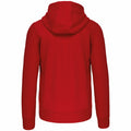 Red - Back - Kariban Unisex Adult Full Zip Hoodie