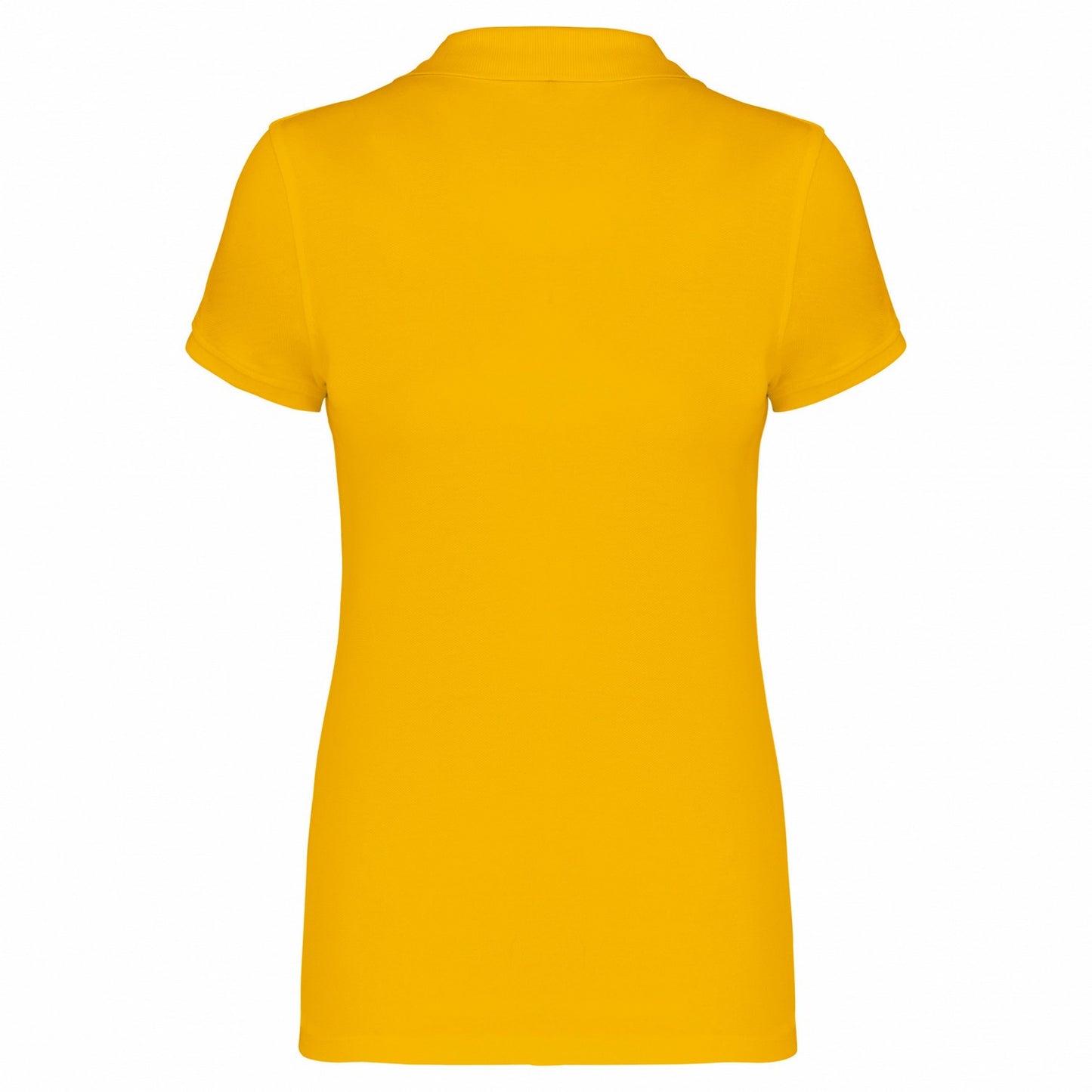 Yellow - Back - Kariban Womens-Ladies Pique Polo Shirt