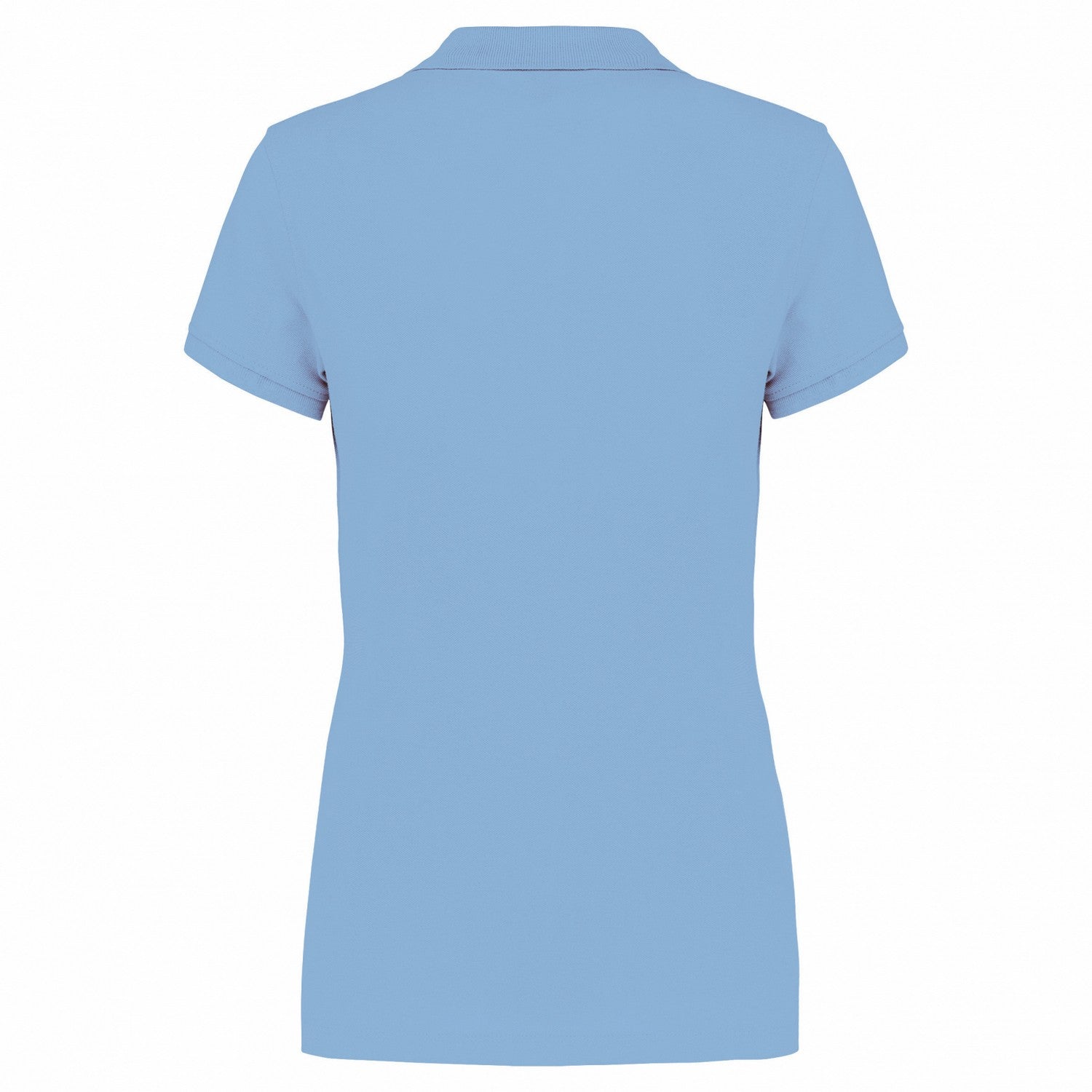 Sky Blue - Back - Kariban Womens-Ladies Pique Polo Shirt