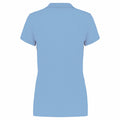 Sky Blue - Back - Kariban Womens-Ladies Pique Polo Shirt