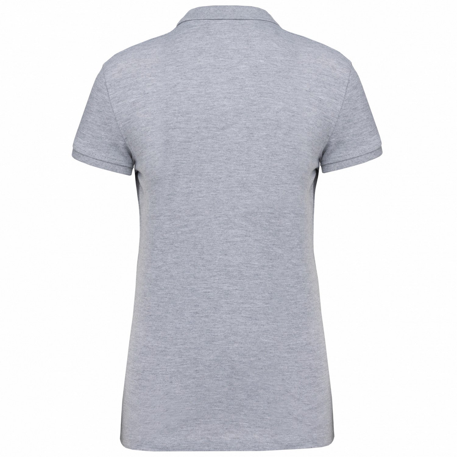 Oxford Grey - Back - Kariban Womens-Ladies Pique Polo Shirt