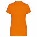 Orange - Back - Kariban Womens-Ladies Pique Polo Shirt