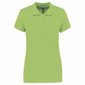 Lime Green - Front - Kariban Womens-Ladies Pique Polo Shirt