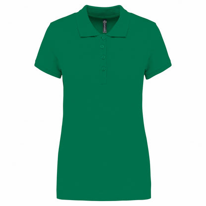 Kelly Green - Front - Kariban Womens-Ladies Pique Polo Shirt