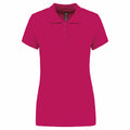 Fuchsia - Front - Kariban Womens-Ladies Pique Polo Shirt