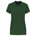 Forest Green - Front - Kariban Womens-Ladies Pique Polo Shirt