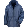 Navy - Front - Result Core Mens Microfleece Lined Waterproof Jacket