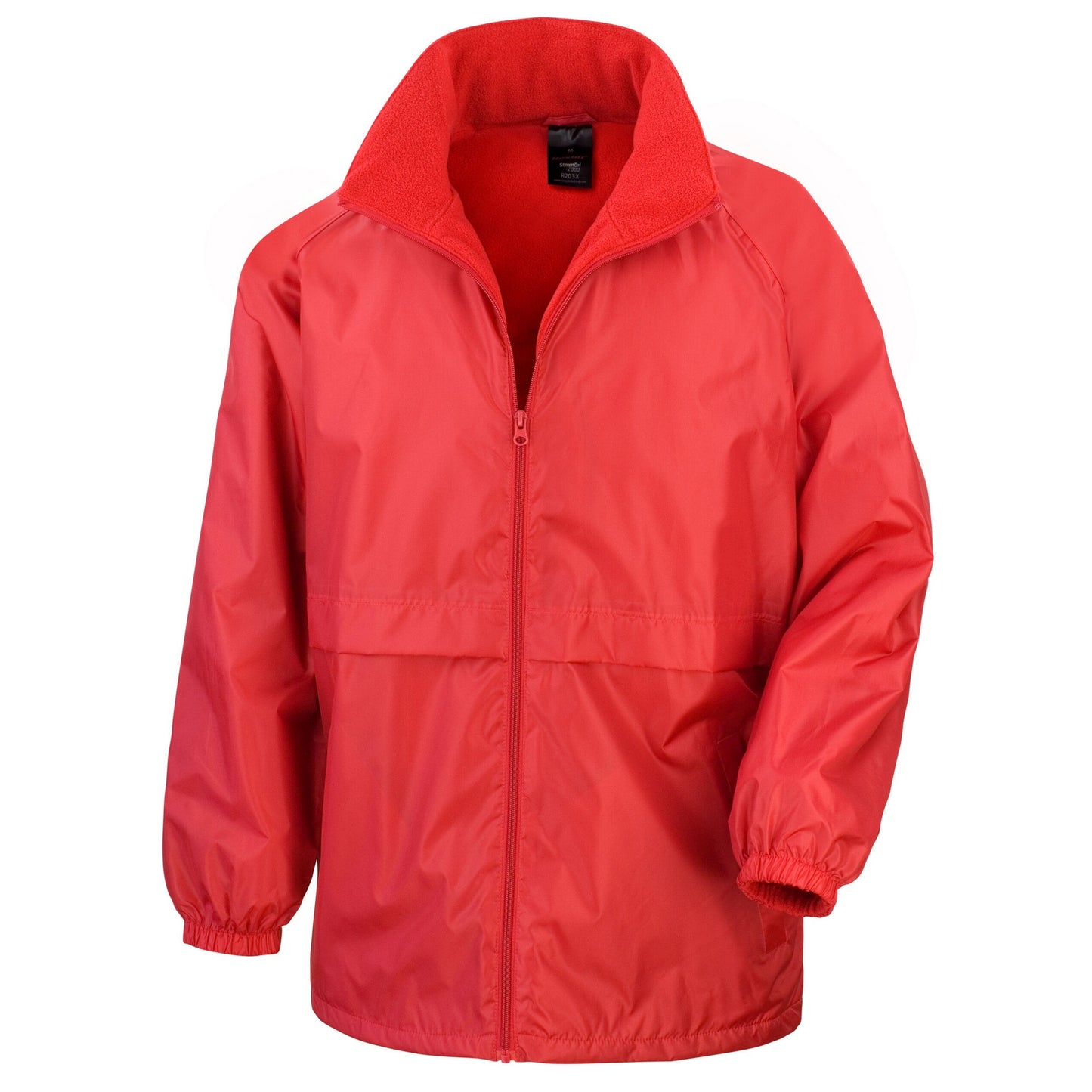Red - Front - Result Core Mens Microfleece Lined Waterproof Jacket