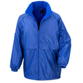 Royal Blue - Front - Result Core Mens Microfleece Lined Waterproof Jacket