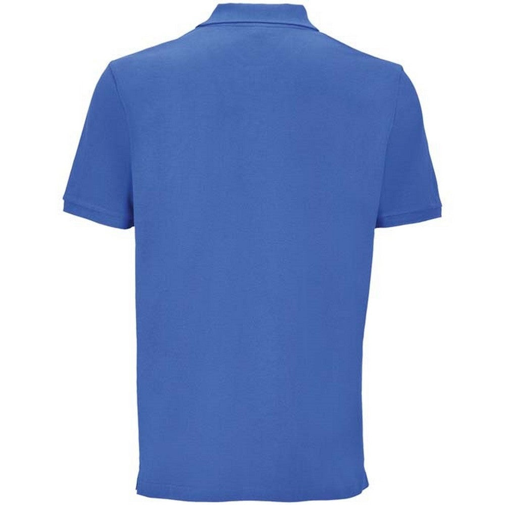 Royal Blue - Back - SOLS Unisex Adult Pegase Pique Polo Shirt