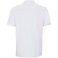 White - Back - SOLS Unisex Adult Pegase Pique Polo Shirt