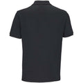 Black - Back - SOLS Unisex Adult Pegase Pique Polo Shirt