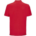 Bright Red - Back - SOLS Unisex Adult Pegase Pique Polo Shirt