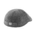 Grey - Back - Beechfield Linen Summer Newsboy Cap