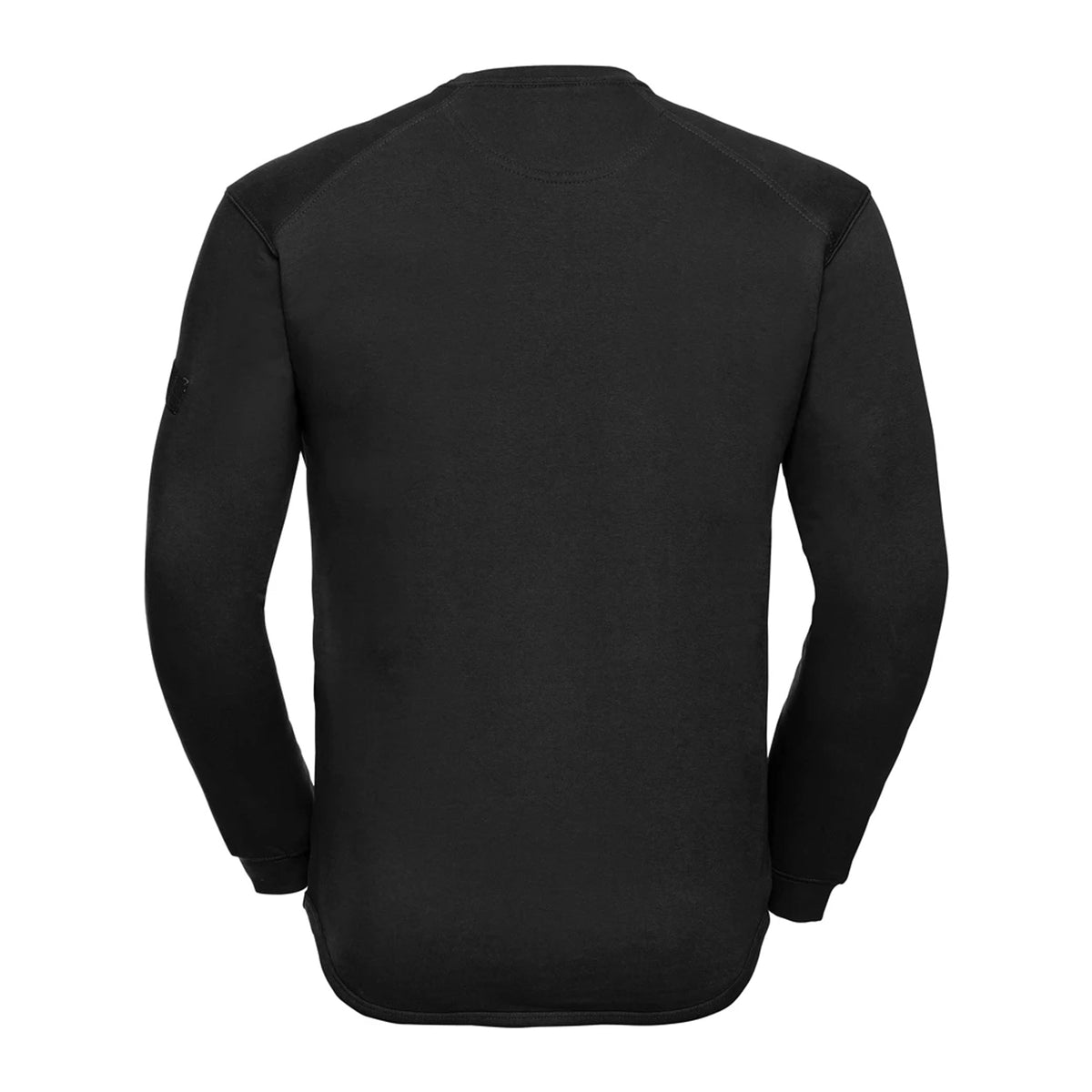 Black - Back - Russell Unisex Adult Heavyweight Sweatshirt