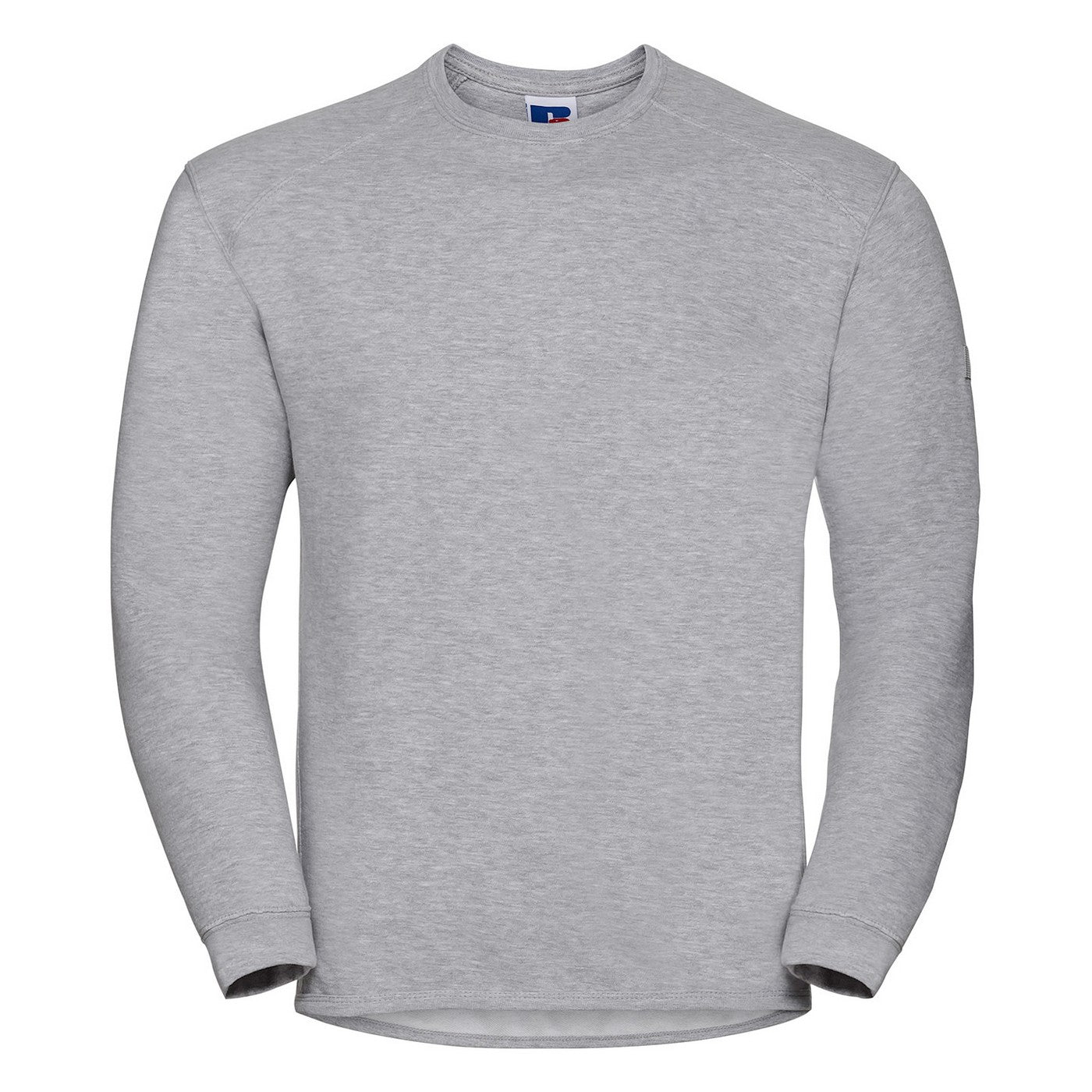 Light Oxford - Front - Russell Unisex Adult Heavyweight Sweatshirt