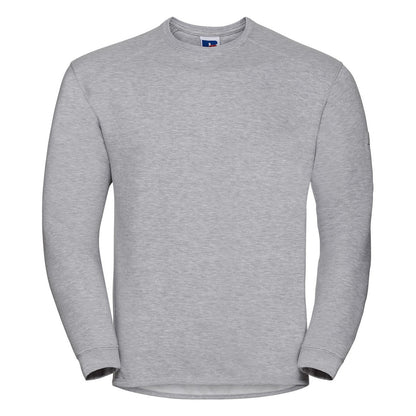 Light Oxford - Front - Russell Unisex Adult Heavyweight Sweatshirt