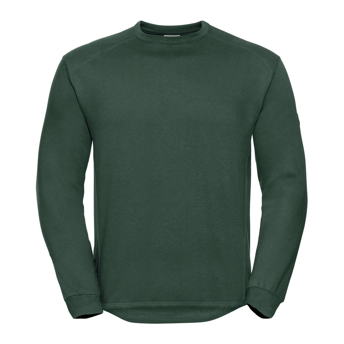 Bottle Green - Front - Russell Unisex Adult Heavyweight Sweatshirt