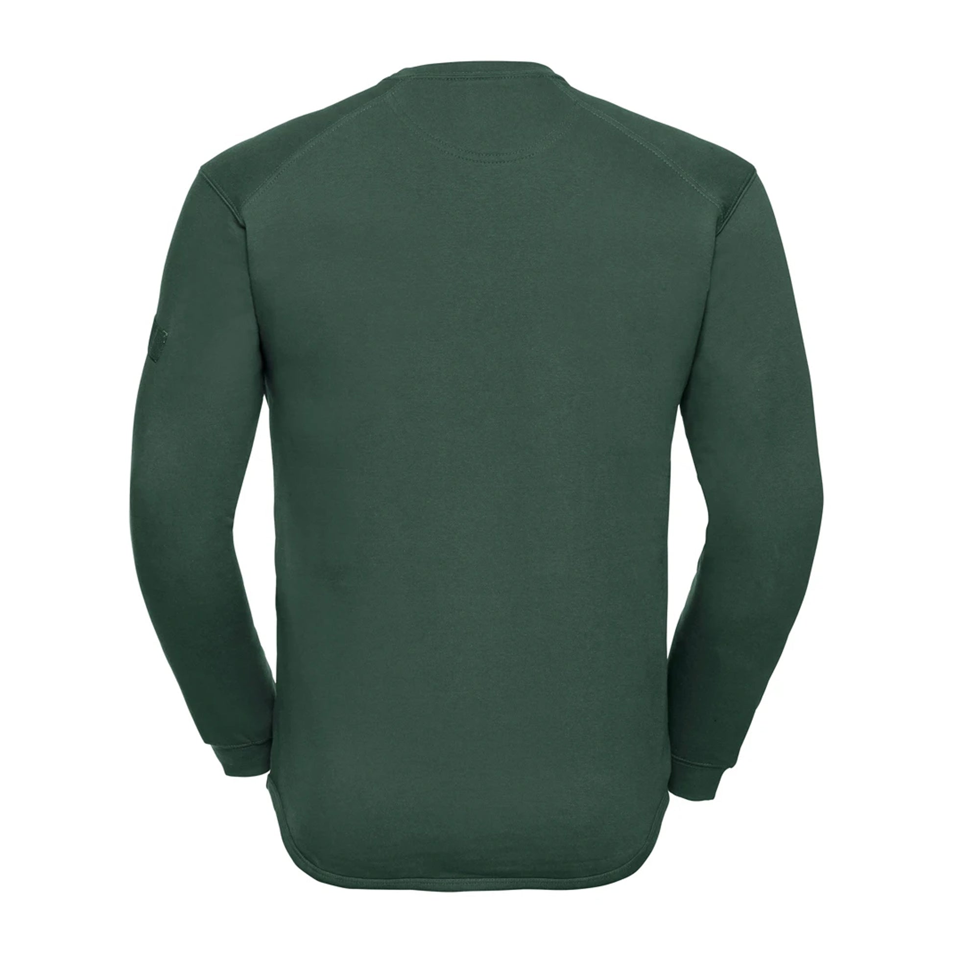 Bottle Green - Back - Russell Unisex Adult Heavyweight Sweatshirt