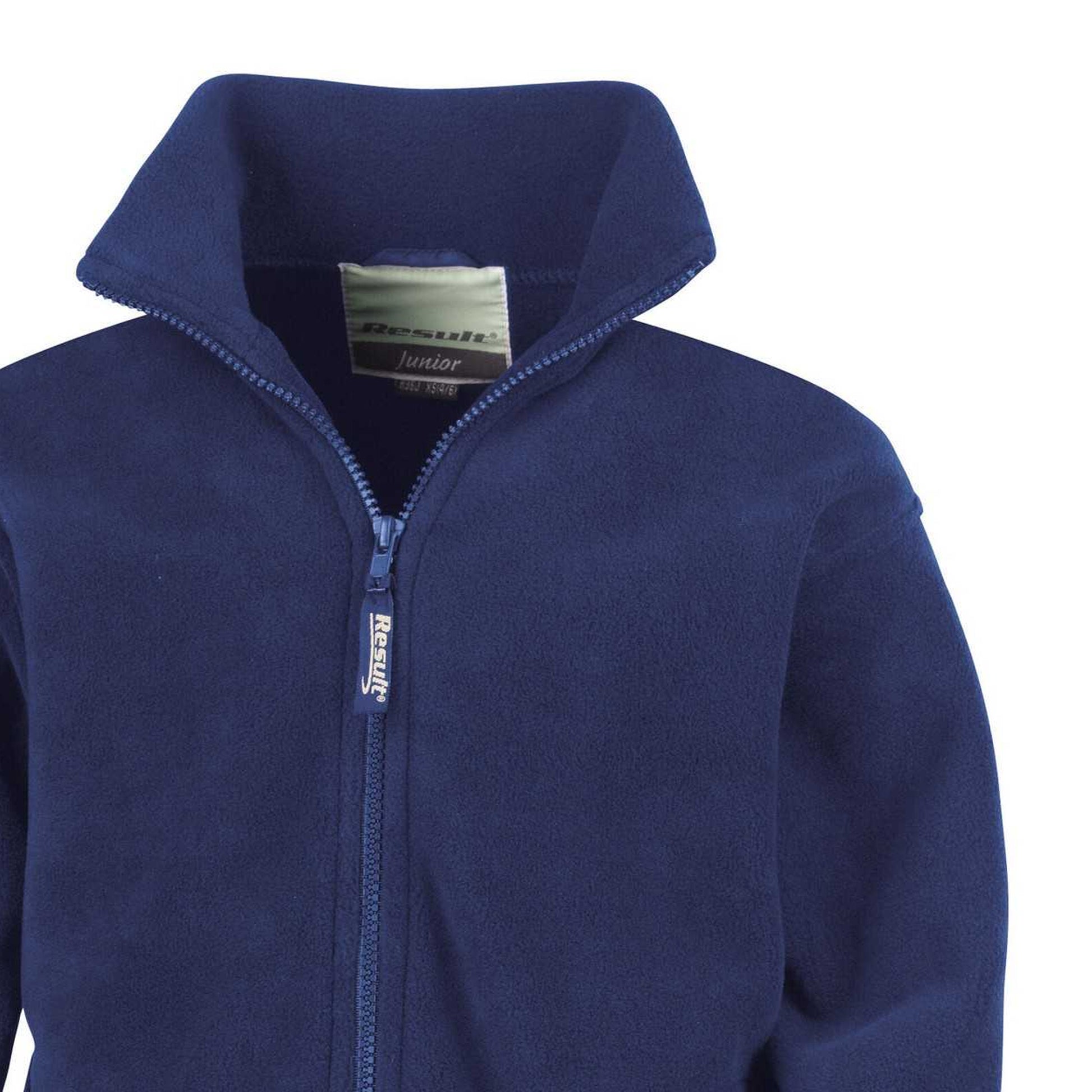 Royal Blue - Back - Result Childrens-Kids Polartherm Fleece Jacket