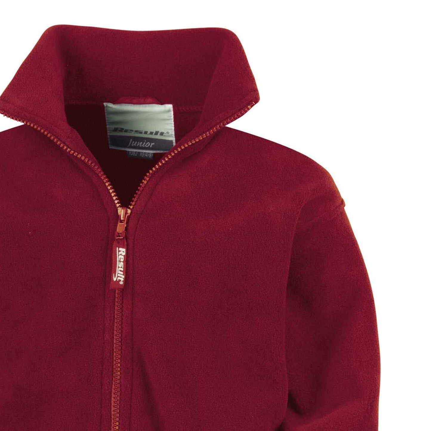 Burgundy - Back - Result Childrens-Kids Polartherm Fleece Jacket