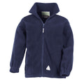 Navy - Front - Result Childrens-Kids Polartherm Fleece Jacket