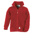 Red - Front - Result Childrens-Kids Polartherm Fleece Jacket