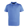 Royal Blue - Front - Premier Unisex Adult Coolchecker Pique Polo Shirt
