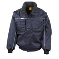 Navy - Front - WORK-GUARD by Result Mens Heavy Duty Jacket