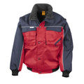 Red-Navy - Front - WORK-GUARD by Result Mens Heavy Duty Jacket