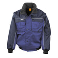 Royal Blue-Navy - Front - WORK-GUARD by Result Mens Heavy Duty Jacket