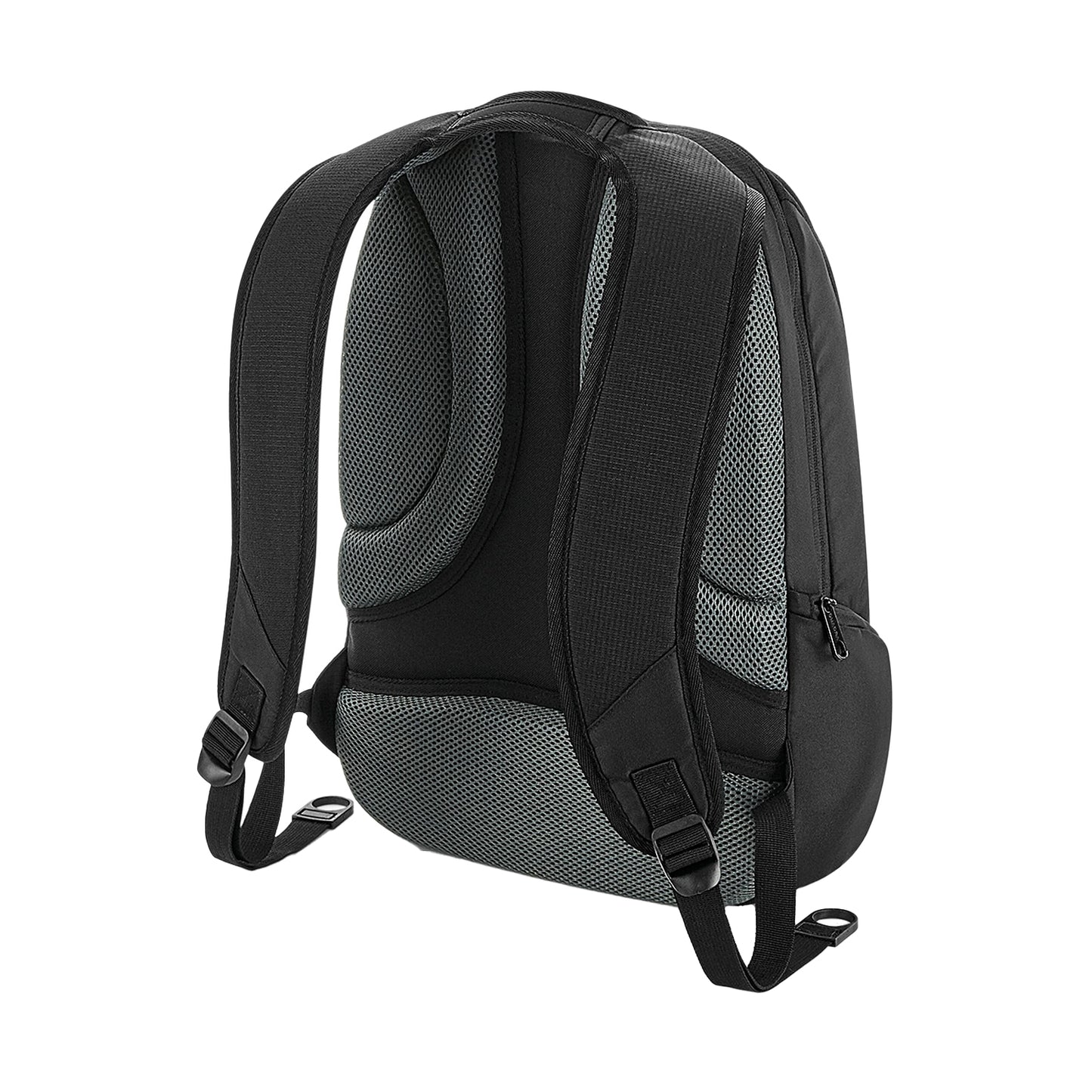 Black - Back - Quadra Vessel Slimline Laptop Backpack