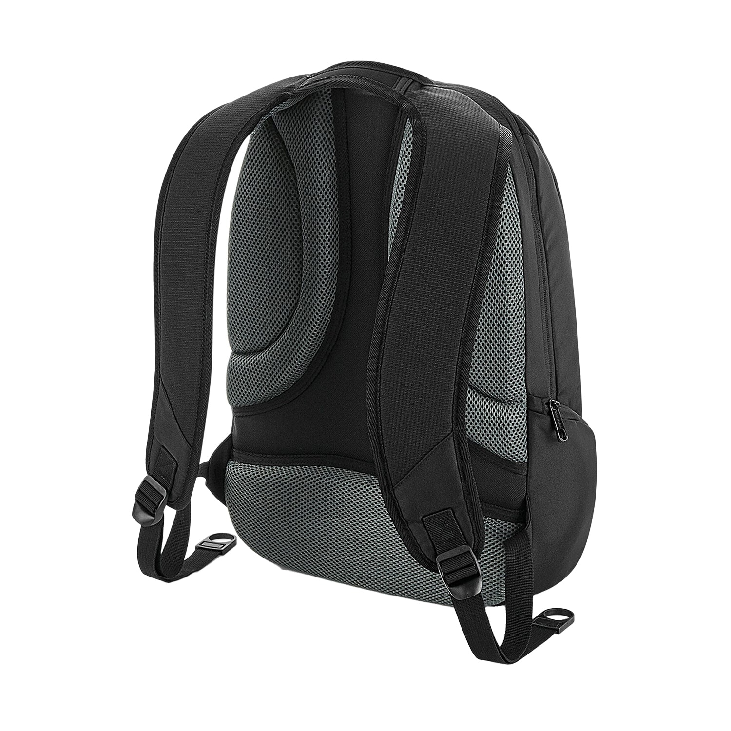 Black - Back - Quadra Vessel Slimline Laptop Backpack