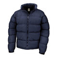 Navy - Front - Result Urban Unisex Adult Holkham Down Feel Padded Jacket