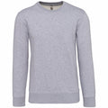 Oxford Grey - Front - Kariban Mens Crew Neck Sweatshirt