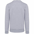 Oxford Grey - Back - Kariban Mens Crew Neck Sweatshirt