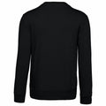 Black - Back - Kariban Mens Crew Neck Sweatshirt