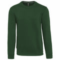 Forest Green - Front - Kariban Mens Crew Neck Sweatshirt