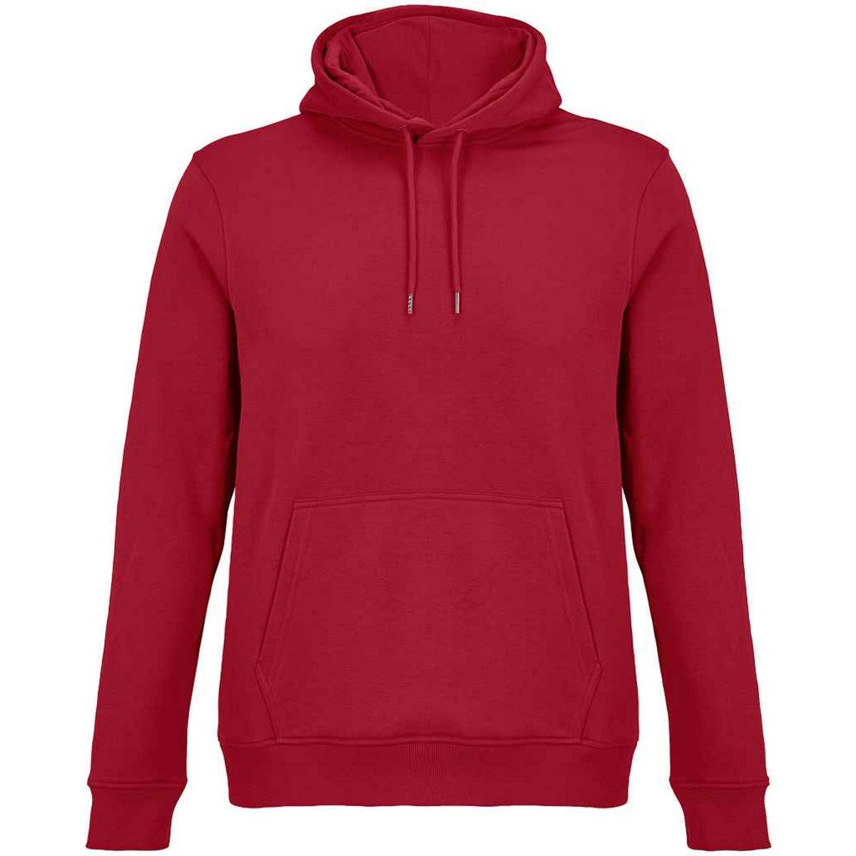 Folk Red - Front - SOLS Unisex Adult Constellation Hoodie