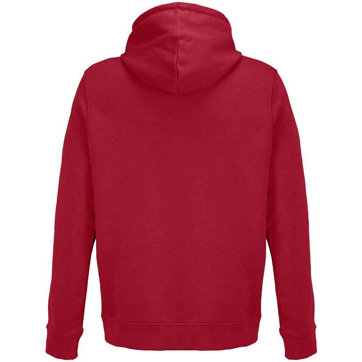 Folk Red - Back - SOLS Unisex Adult Constellation Hoodie