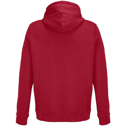 Folk Red - Back - SOLS Unisex Adult Constellation Hoodie