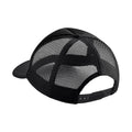 Black - Back - Beechfield Childrens-Kids Vintage Snapback Trucker Cap