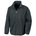 Black - Front - Result Mens Osaka Combed Pile Soft Shell Jacket