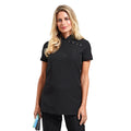 Black - Back - Premier Womens-Ladies Mika Short-Sleeved Tunic