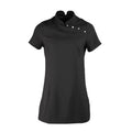 Black - Front - Premier Womens-Ladies Mika Short-Sleeved Tunic