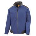 Royal Blue-Black - Front - Result Mens Work Guard Ripstop Soft Shell Jacket