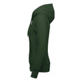 Forest Green - Side - Kariban Womens-Ladies Eco Friendly Full Zip Hoodie