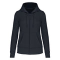 Navy - Front - Kariban Womens-Ladies Eco Friendly Full Zip Hoodie