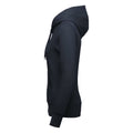 Navy - Side - Kariban Womens-Ladies Eco Friendly Full Zip Hoodie